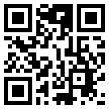 QR kód információval Fekete-fehér QR kód, amely információt vagy URL-t tartalmaz.