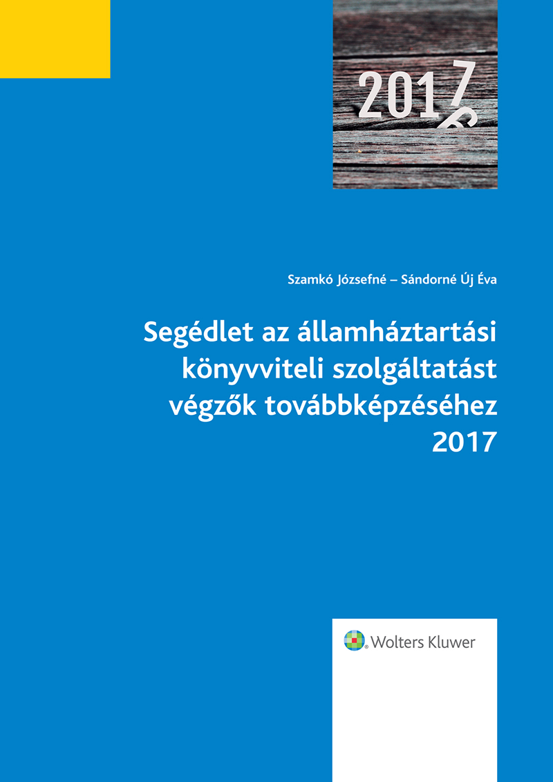 Segédlet az ÁHT könyvviteli szolgáltatást végzők továbbképzéséhez 2017