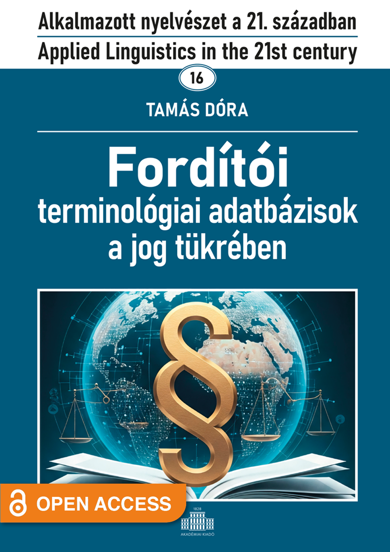 Fordítói terminológiai adatbázisok a jog tükrében