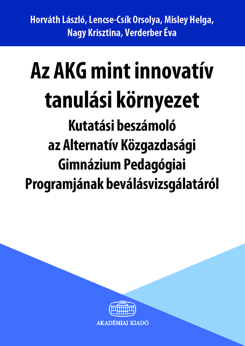 Az AKG mint innovatív tanulási környezet