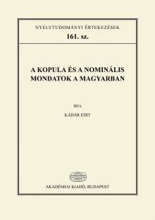 A kopula és a nominális mondatok a magyarban 
