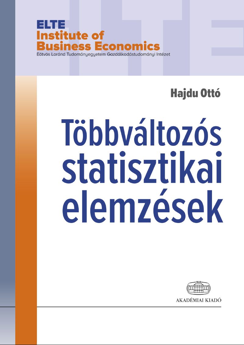 Többváltozós statisztikai elemzések