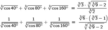 Matematikai kifejezések trigonometriai és algebrai elemekkel Matematikai kifejezések trigonometriai és algebrai elemekkel, cosinus és gyökök.